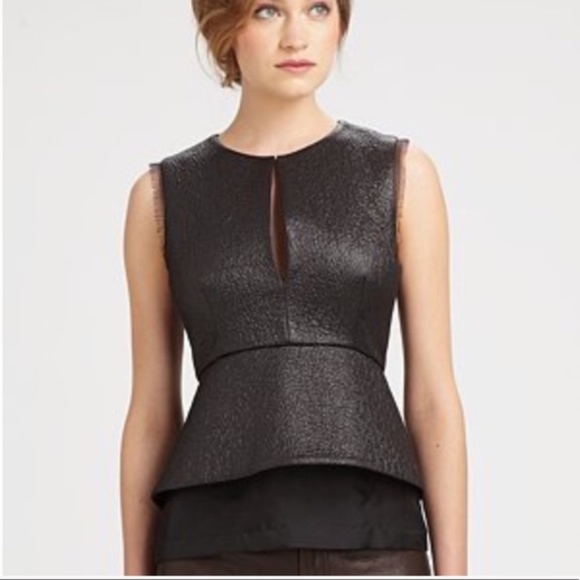 Diane Von Furstenberg Tops - DVF Delian Peplum Top (US 0)